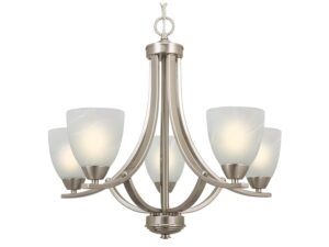 Contemporary 5-Light Large Chandelier